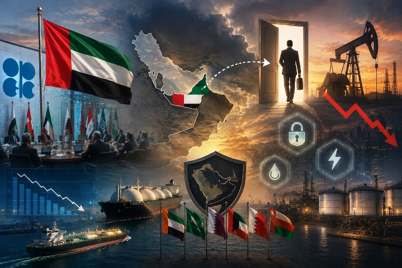 أثر إنسحاب الإمارات من منظمة أوبك على أمن الطاقة لدول الخليج